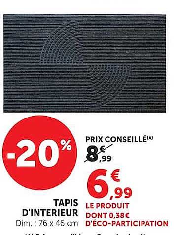 TAPIS D'INTERIEUR