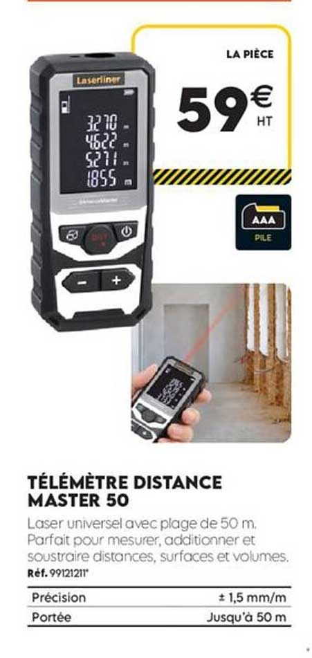 TÉLÉMÈTRE DISTANCE MASTER 50
