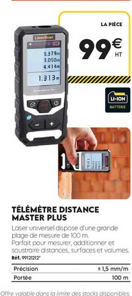 TÉLÉMÈTRE DISTANCE MASTER PLUS