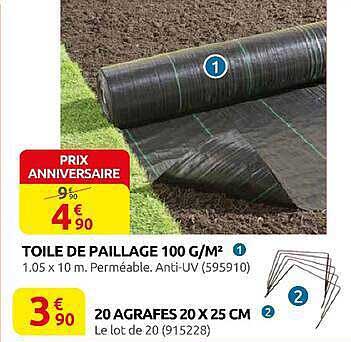 TOILE DE PAILLAGE 100 G/M²