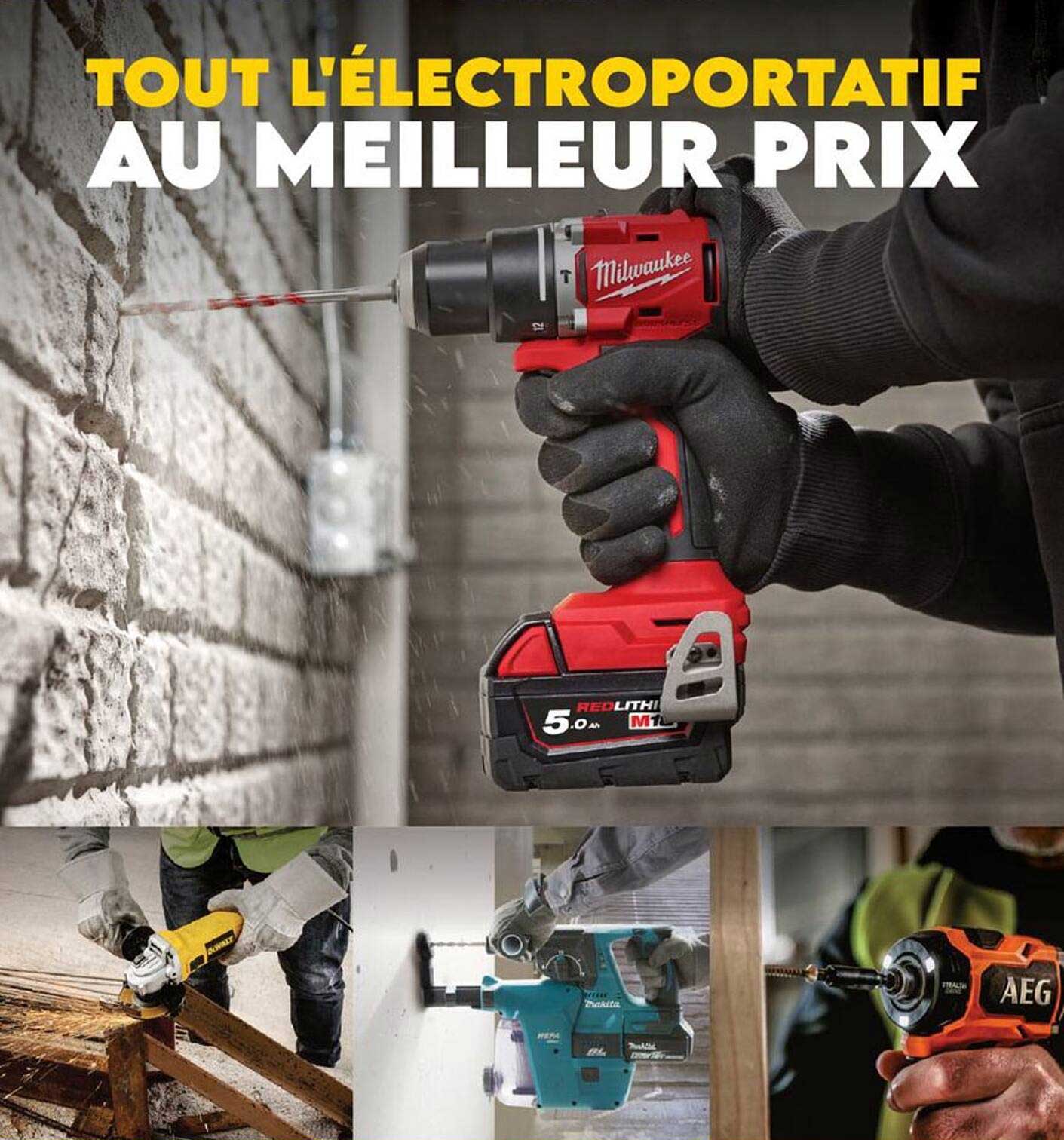 TOUT L'ÉLECTROPORTATIF AU MEILLEUR PRIX