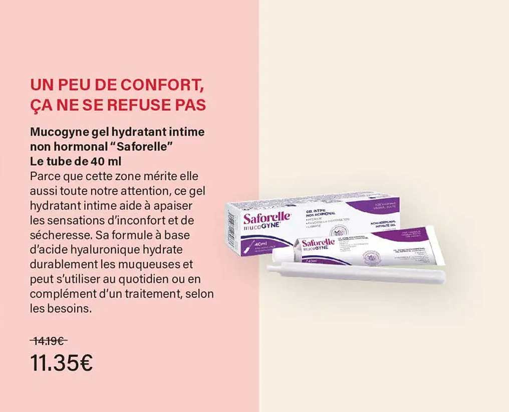 UN PEU DE CONFORT, ÇA NE SE REFUSE PAS