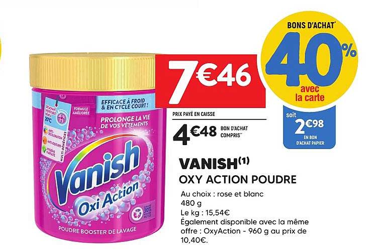 VANISH OXY ACTION POUDRE