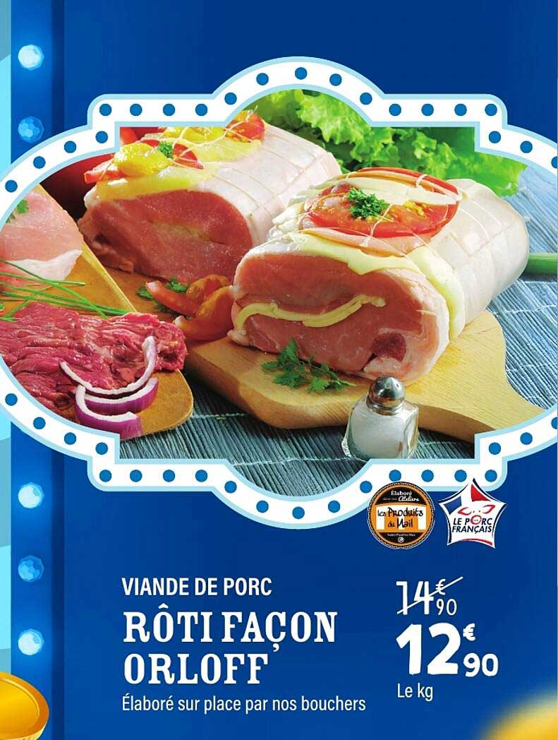 VIANDE DE PORC RÔTI FAÇON ORLOFF