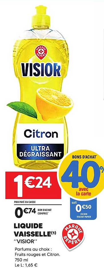 VISIOR Citron ULTRA DÉGRAISSANT