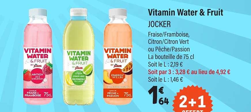 Vitamin Water & Fruit JOCKER