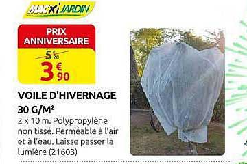 VOILE D'HIVERNAGE 30 G/M²