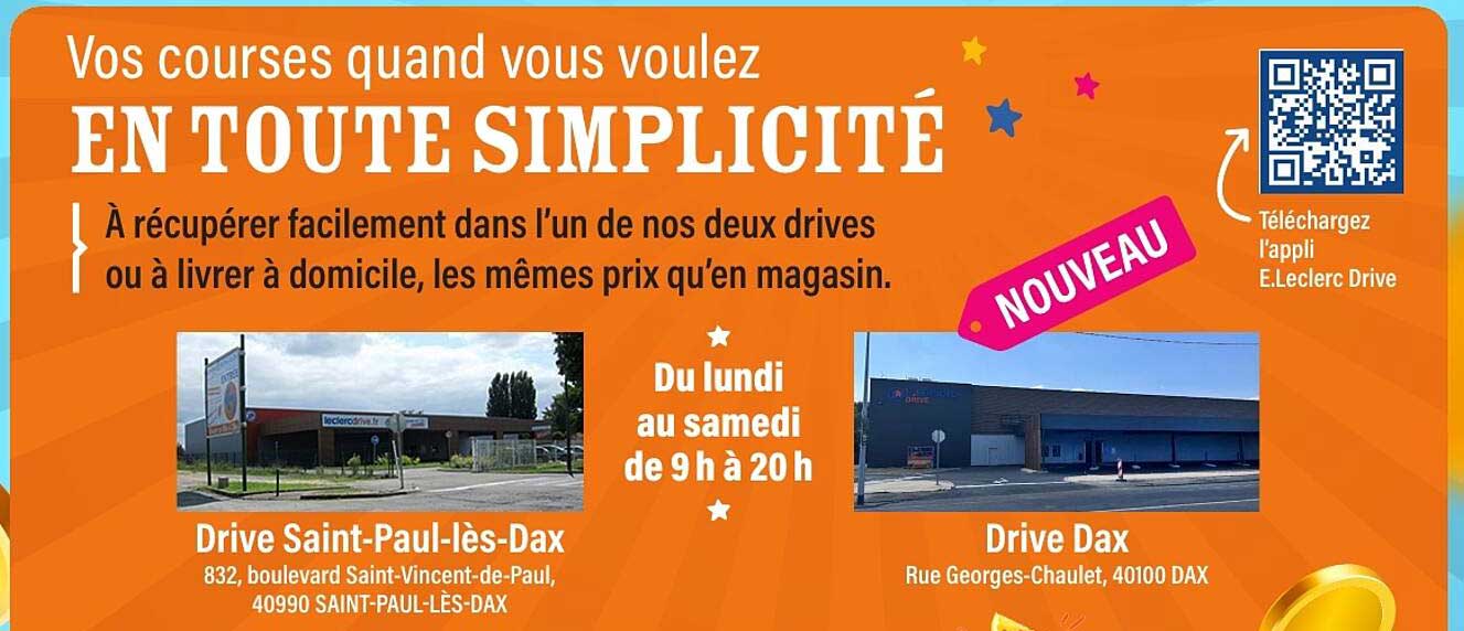 Vos courses quand vous voulez EN TOUTE SIMPLICITÉ