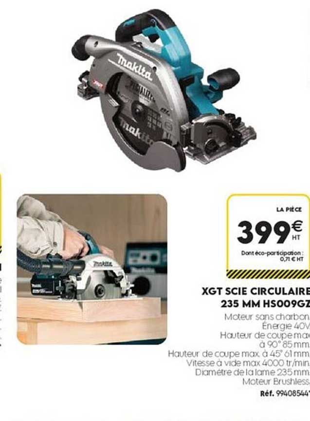 XGT SCIE CIRCULAIRE 235 MM HS009GZ