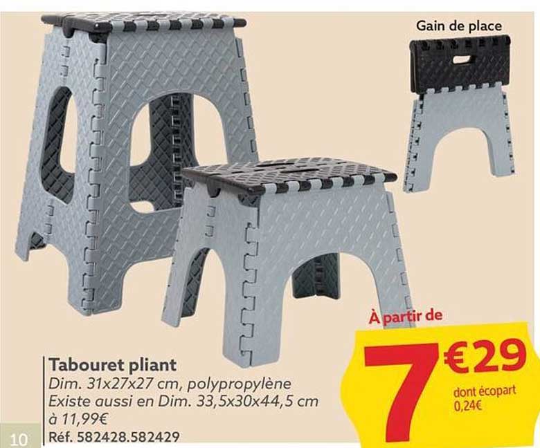 Tabouret pliant