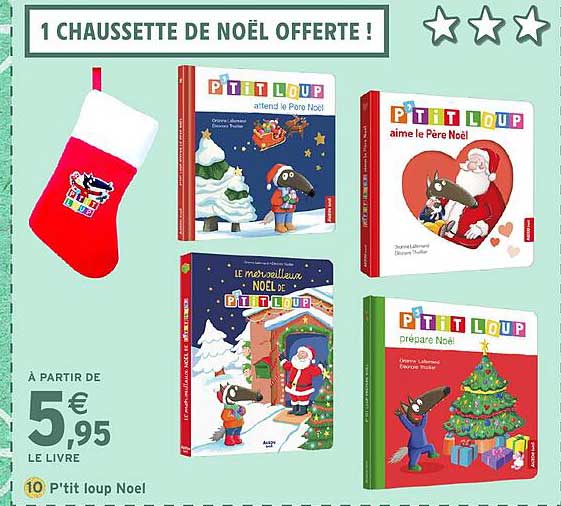 1 CHAUSSETTE DE NOËL OFFERTE !