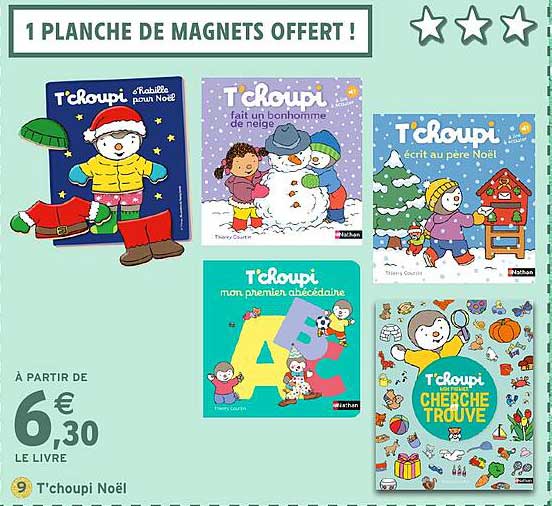 1 PLANCHE DE MAGNETS OFFERT !