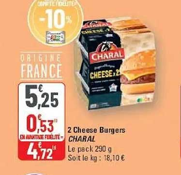 2 Cheese Burgers CHARAL