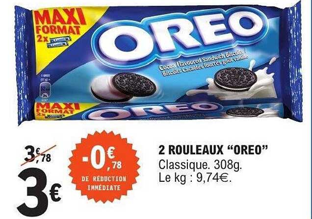2 ROULEAUX “OREO”