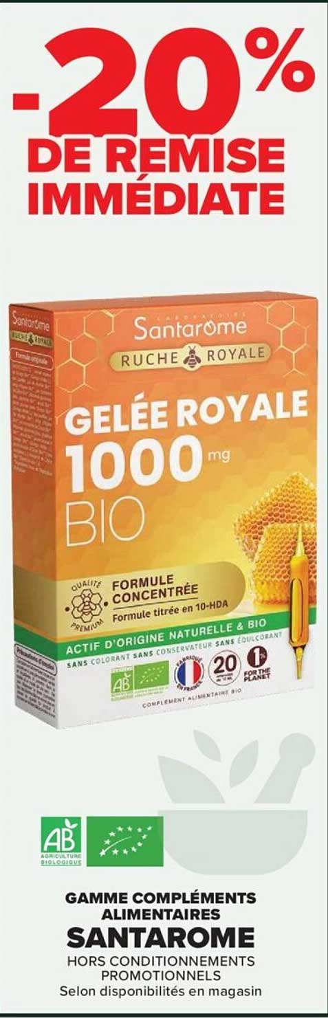 -20% DE REMISE IMMEDIATE