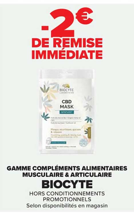 -2€ DE REMISE IMMEDIATE