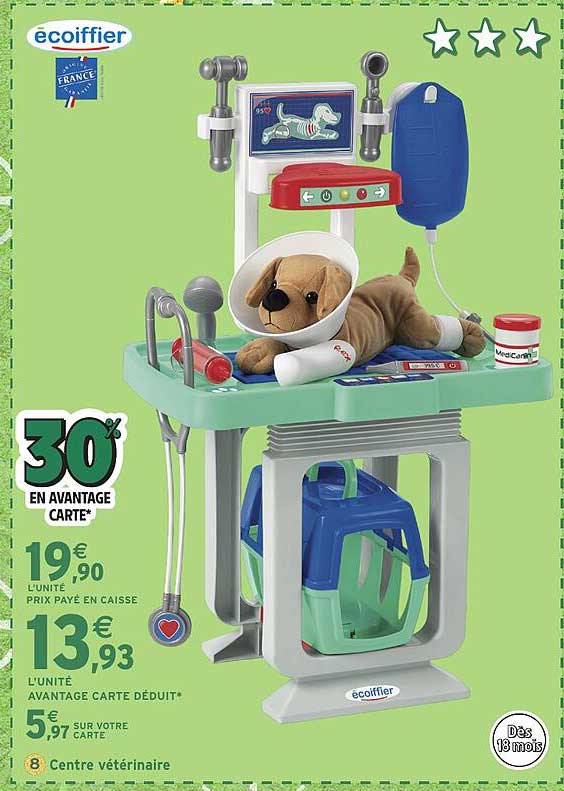 30% en avantage carte sur le centre vétérinaire