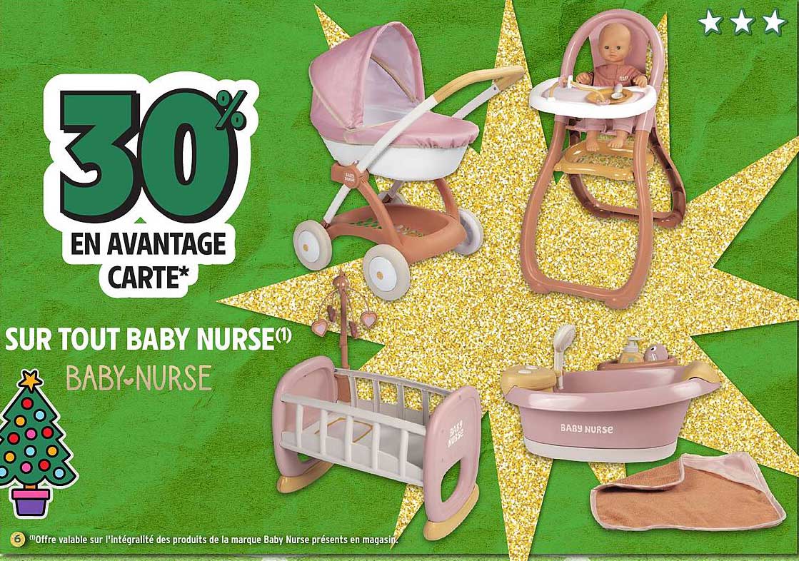 30% EN AVANTAGE CARTE SUR TOUT BABY NURSE