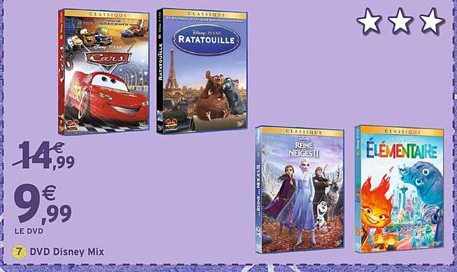 7 DVD Disney Mix
