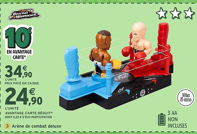 Arène de combat deluxe Boxing Warriors