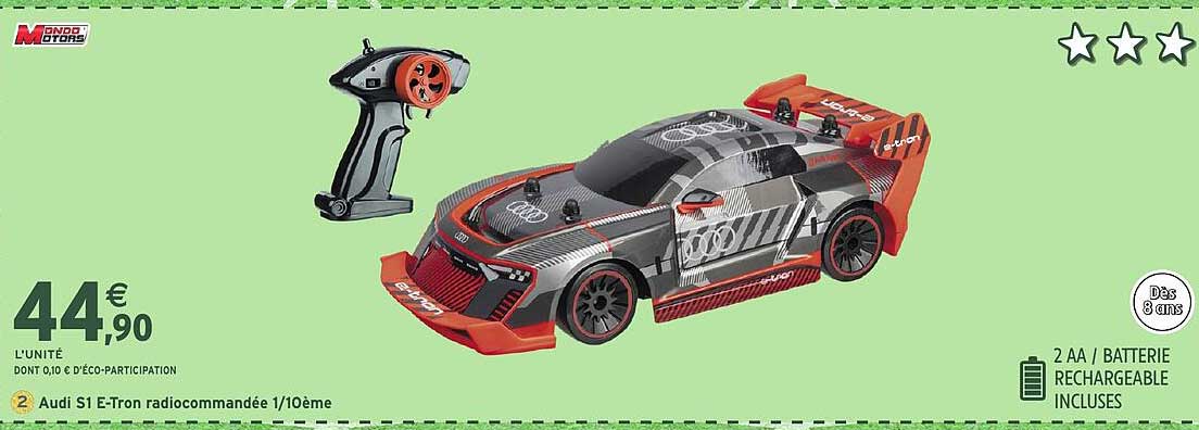 Audi S1 E-Tron radiocommandée 1/10ème