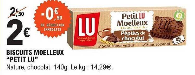 BISCUITS MOELLEUX "PETIT LU"