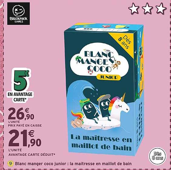 BLANC MANGER COCO JUNIOR : La maîtresse en maillot de bain