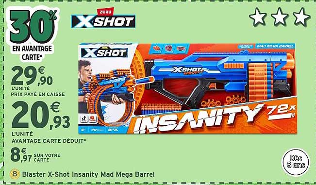 Blaster X-Shot Insanity Mad Mega Barrel