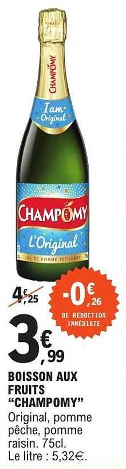 BOISSON AUX FRUITS “CHAMPOMY”