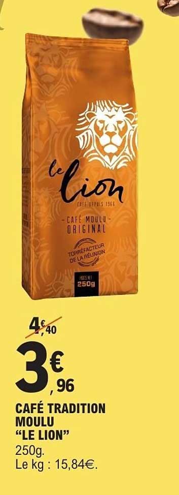 CAFÉ TRADITION MOULU "LE LION"