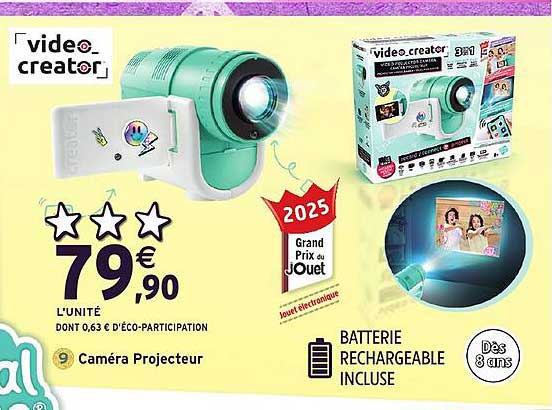 Caméra Projecteur Video Creator