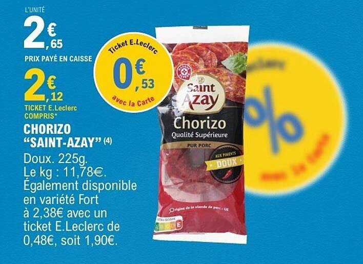 CHORIZO "SAINT-AZAY"