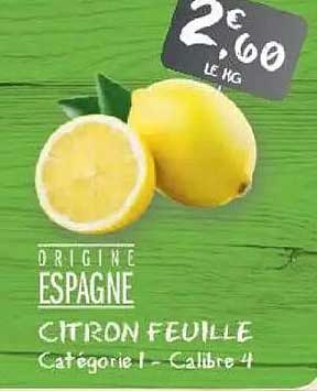 Citron feuille