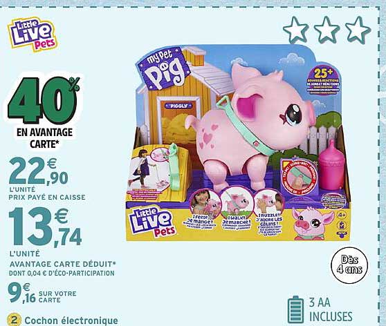 Cochon électronique My Pet Pig