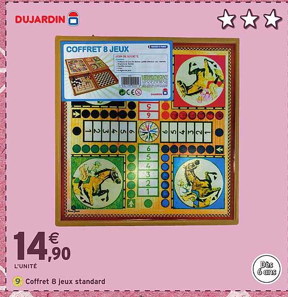 Coffret 8 jeux standard