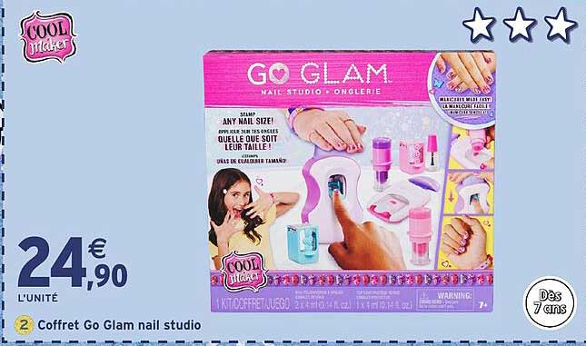 Coffret Go Glam nail studio