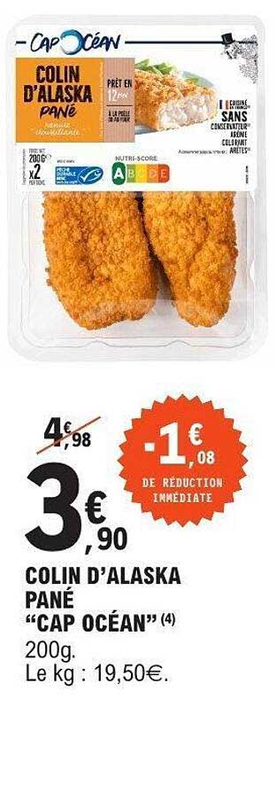 COLIN D’ALASKA PANÉ "CAP OCÉAN"