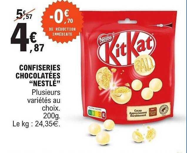 CONFISERIES CHOCOLATÉES “NESTLÉ”