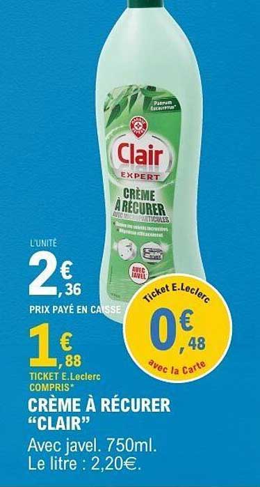 CRÈME À RÉCURER "CLAIR"