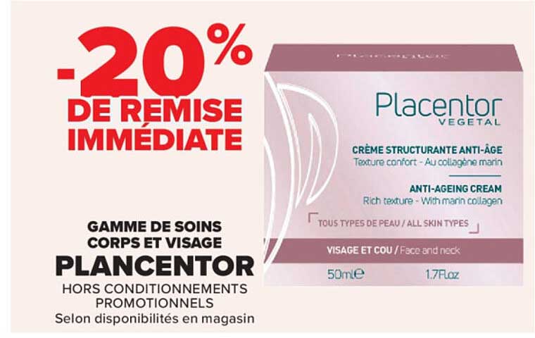 Crème Structurante Anti-Âge - Placentor Végétal