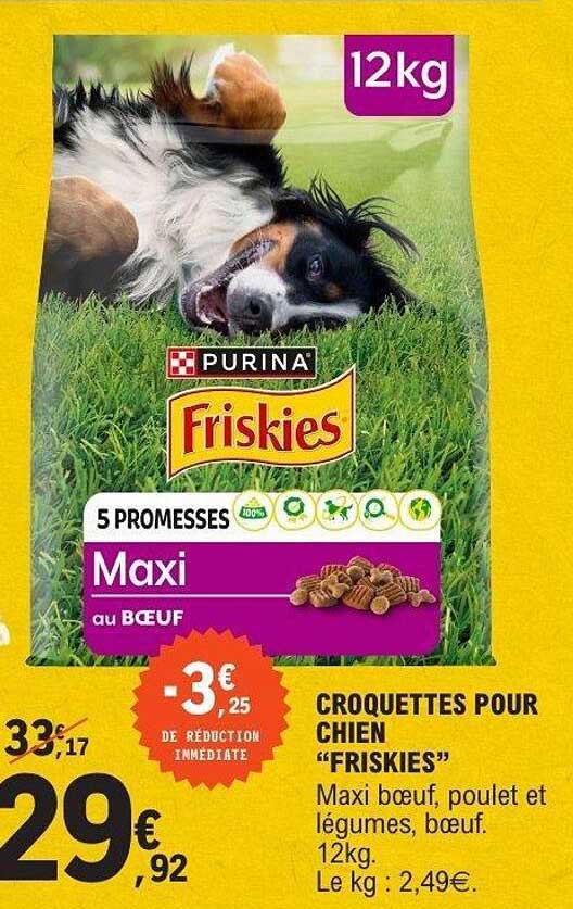CROQUETTES POUR CHIEN "FRISKIES"