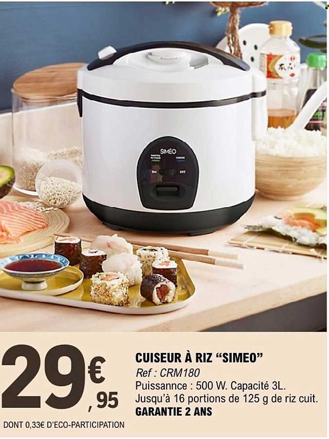 CUISEUR À RIZ “SIMEO”