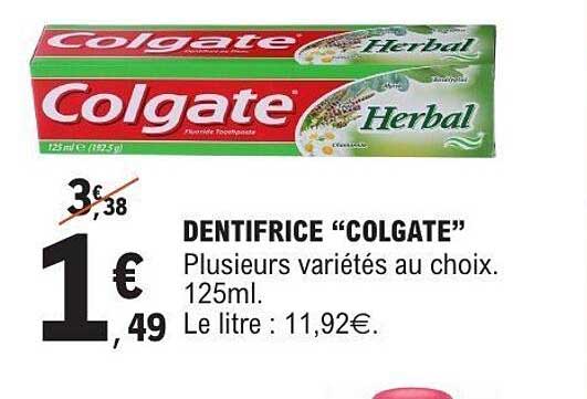 DENTIFRICE “COLGATE”