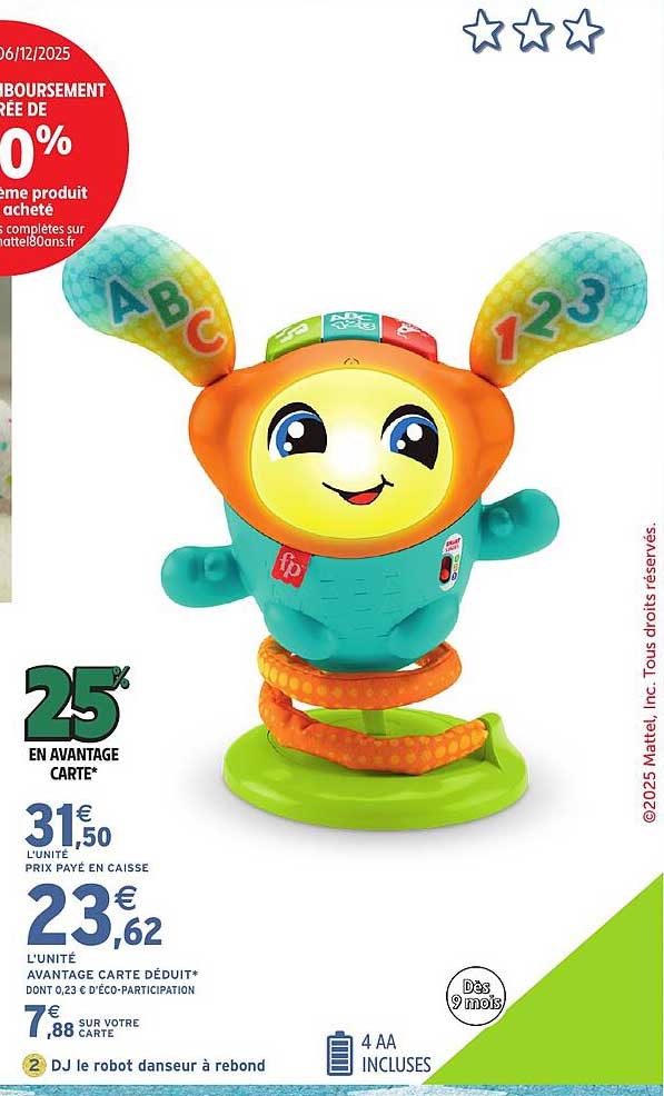 DJ le robot danseur à rebond