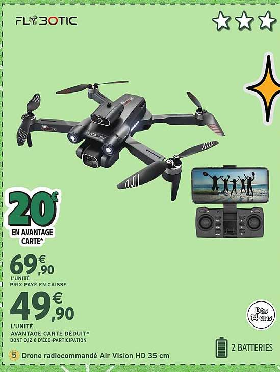 Drone radiocommandé Air Vision HD 35 cm