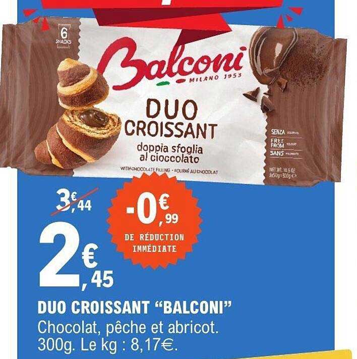 DUO CROISSANT “BALCONI”