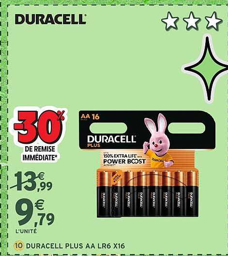Duracell Plus AA LR6 X16