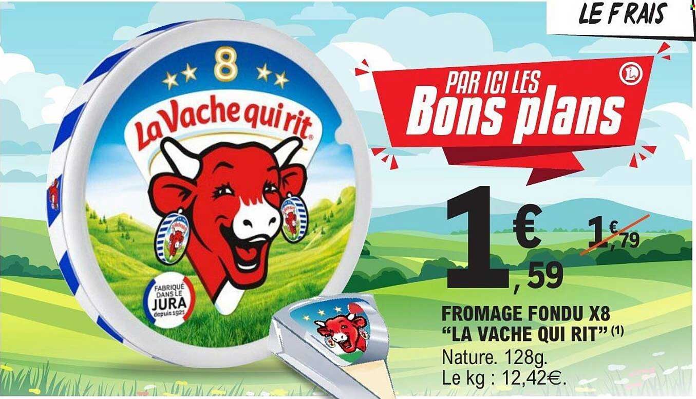 FROMAGE FONDU X8 "LA VACHE QUI RIT"