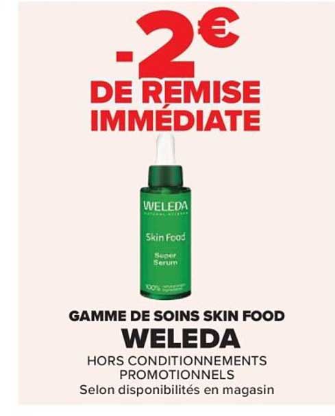 GAMME DE SOINS SKIN FOOD WELEDA