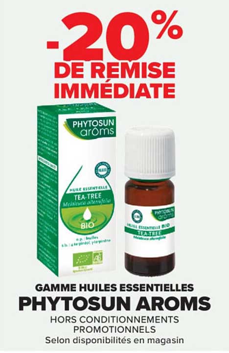 GAMME HUILES ESSENTIELLES PHYTOSUN AROMS